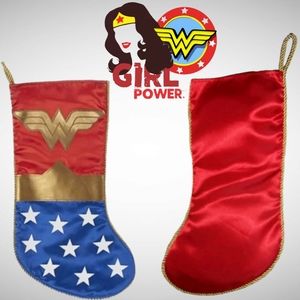 Kurt Adler Wonder Woman Christmas Stocking